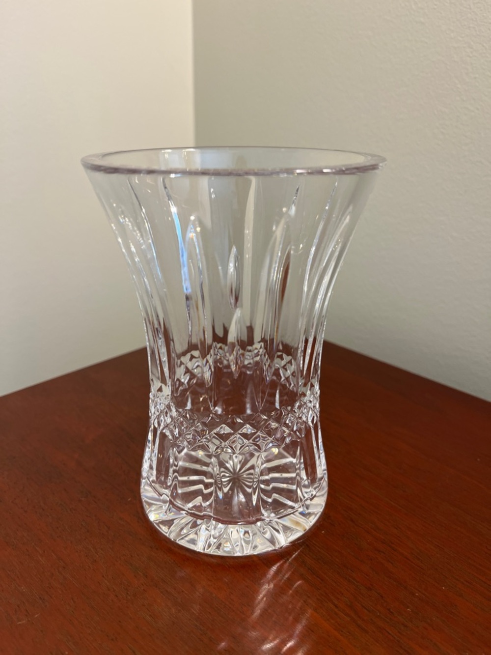 Waterford Crystal 6" flared flower vase